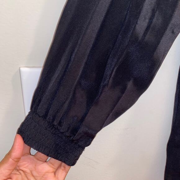 Zara Black Cougar Long Sleeve Blouse - Picture 4 of 5